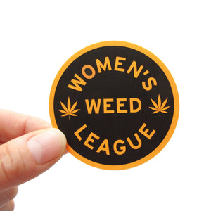 WOMEN'S WEED LEAGUE Sticker