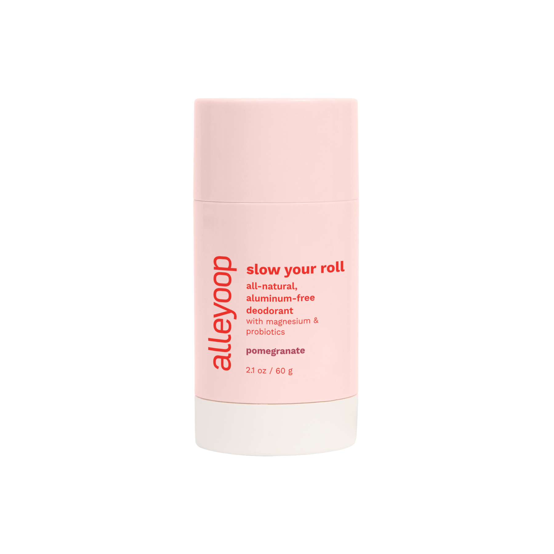 Slow Your Roll Natural Deodorant - Pomegranate Scent (2.1 oz)