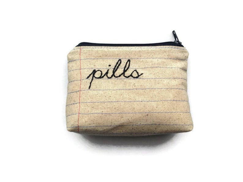 Pills Bag Zipper Pouch