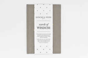 Words of Wisdom Journal for Wedding Guest Book | Baby Shower