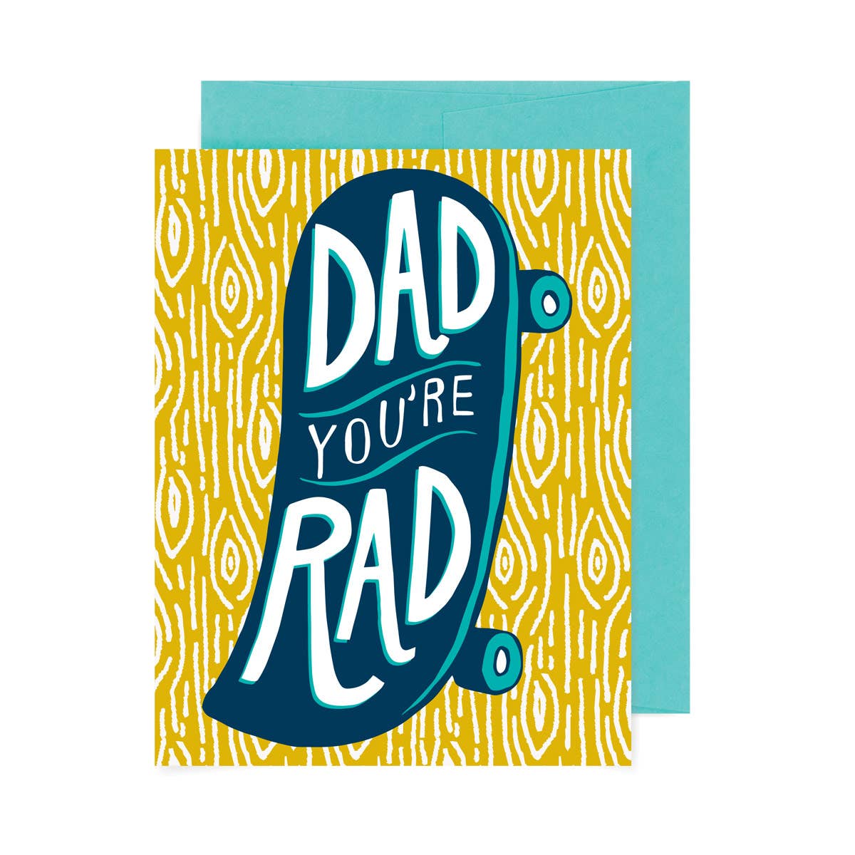 Dad You're Rad A2 Card