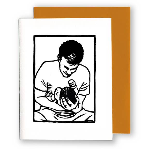 Man/Baby Hug CARD