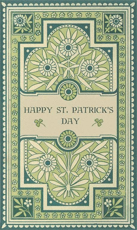 SP-94 Happy St. Patrick's Day - Vintage Image, Note Card