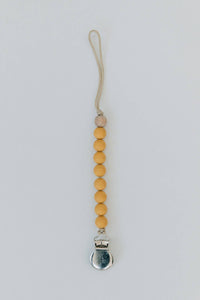 Yellow Pacifier Clip